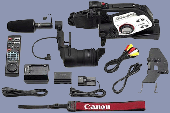 Комплектация камеры Canon XL2.
